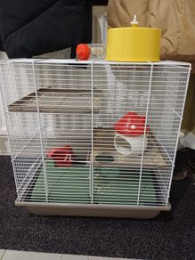 Hamster cage and accessories