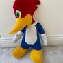 Vintage Woody Woodpecker Plush approx. 19" Walter Lantz Universal Studios Play by Play Plush Toy Used His head is FALLING down Please look a t the pictures Image 9