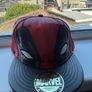 Deadpool Leather Snapback Hat Image 4