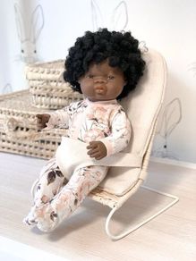 Rattan Dolls Bouncer Seat