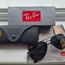 Ray-Ban Aviator Black Sunglasses Image 2