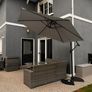 large parasol, garden umbrella (dunnes store) Image 2