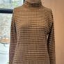 Vintage 70s / 80s mock turtleneck sweater top Image 4