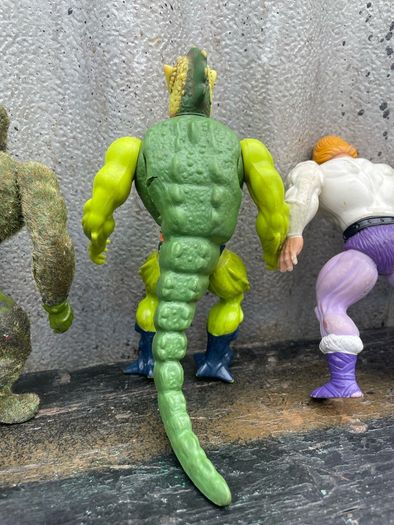 Vintage Masters of the Universe, He-man, Prince Adam, Stinker, Grizzlor, Whiplash, Mossman, c1980s