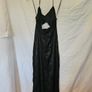 AFRM Black Snakeprint Cutout Midi Dress Image 7