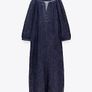 ZARA 100% linen Tunic Dress Image 4