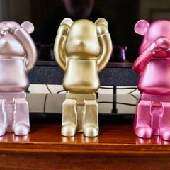 3 Resin Bears based on wise monkeys