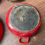 Le Creuset Cast Iron Casserole Pots Dish Dutch Round 20 cm 22 cm Red with Lids Image 8