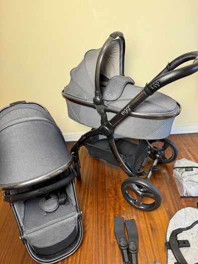 New condition Egg2 double or single pram