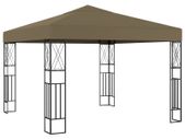 Gazebo 3x3 m Taupe Fabric