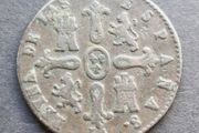 1848 Spain  8 Maravedis JA - Isabella II coin