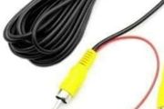 RCA Car reversing camera video cable 6m