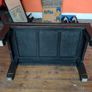 coffee table, black lacquered with rattan inset Image 5