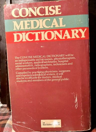1980. Corgi. Concice Medical Dictionary.