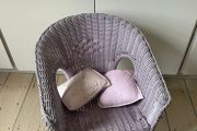 Purple Wicker Child Chair