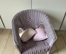 Purple Wicker Child Chair