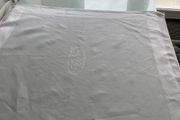 Vintage White linen cloth