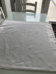Vintage White linen cloth