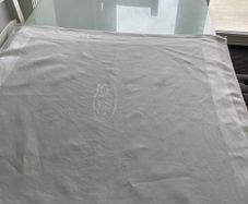 Vintage White linen cloth
