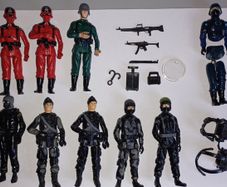 Action Force Figures x 8 with Accessories