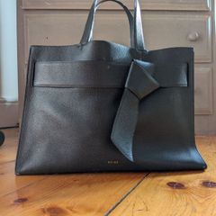 Reiss Black Leather Bag