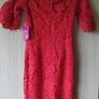 Red crochet "Paper Dolls" Dress Image 5