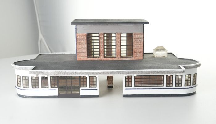 Bachmann Scenecraft 44-066 Art Deco Station Building 00 Scale