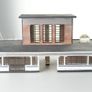 Bachmann Scenecraft 44-066 Art Deco Station Building 00 Scale Image 2