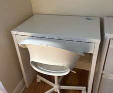desk and chair
