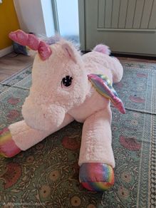 Giant unicorn teddy