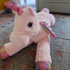 Giant unicorn teddy