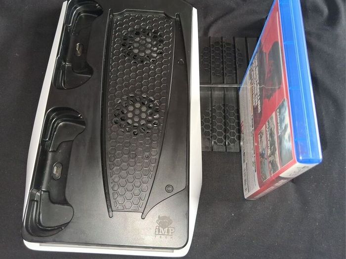 IMP DLX Cool & Charge Multi-Function Console Stand & Games Station & Instruction Manuel - PS5 - RRP - 53.06