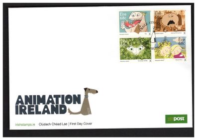 2015 Ireland Animation Ireland Commemorative Stamps An Post First Day Cover (FDC)
