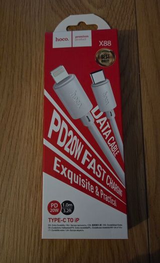 Type-c To Lightning 2.4a Cable 1m White New