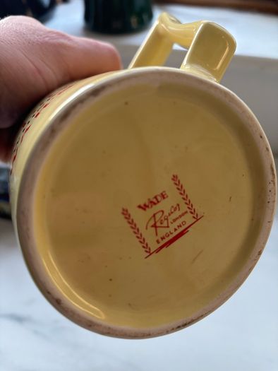 white label scotch Dewars jug