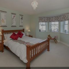 King Size Solid Wooden Bed Frame and Emma Mattress
