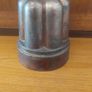 Collection of Three Antique Copper Display Items, A Blancmange Mould, a Half Pint Measure and a Small Kettle with no Lid Image 5