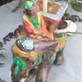 Early 20th Century Hindu Elephant plaster lamp Image 2