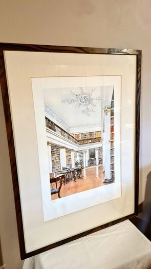Large Original Print King's Inns Library By David Evans
