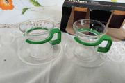 Glass espresso cups, Bodum, glass coffee cups