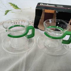 Glass espresso cups, Bodum, glass coffee cups