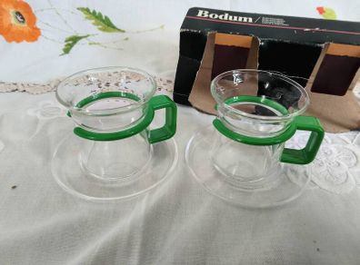 Glass espresso cups, Bodum, glass coffee cups