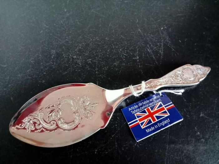 Vintage Queen Anne Silver Plated Pastry Server
