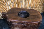 Balinese Teak Mortar Sculpture