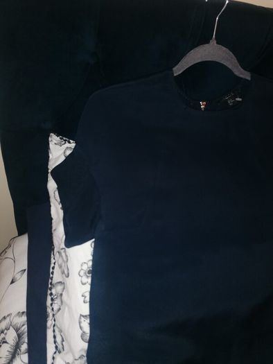 beautiful new designer cos navy dress
