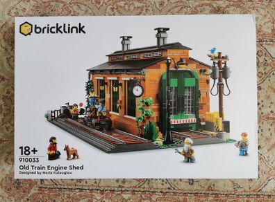 Lego Bricklink Designer Program 910033 - Old Train Engine Shed