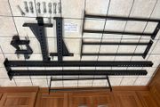 450 Kilogram Rated Heavy Gauge Steel Squat Rack + J Hooks + Heavy Duty Spotter Arms, Quality Steel!!