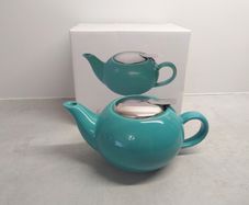 Green Ceramic Teapot