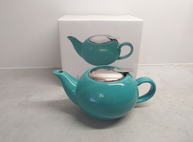 Green Ceramic Teapot