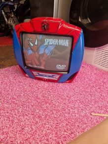 vintage  spiderman  dvd player